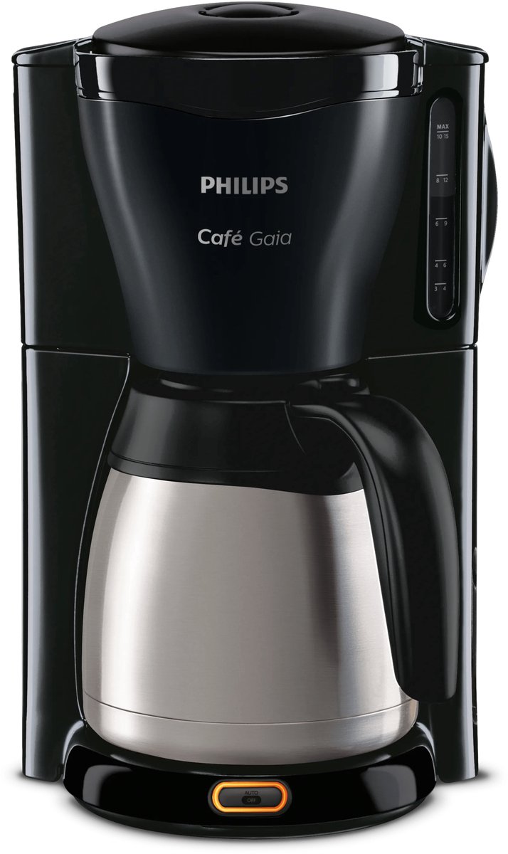 Philips Café Gaia HD7544/20 - Koffiezetapparaat - Zwart thumbnail 3
