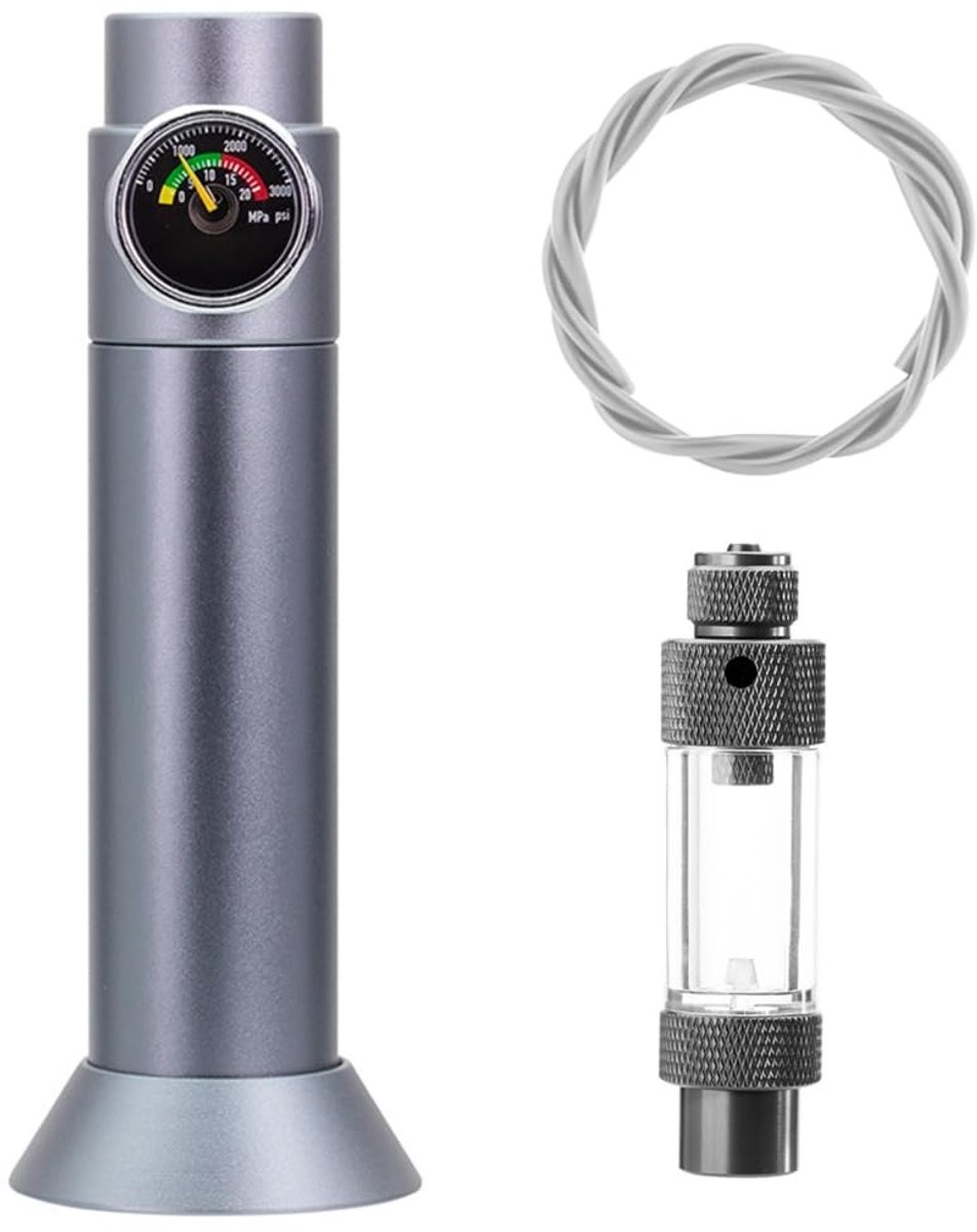 Dailygoods - CO2-Regelaar voor Aquarium met Mini-Manometer en Bellenteller