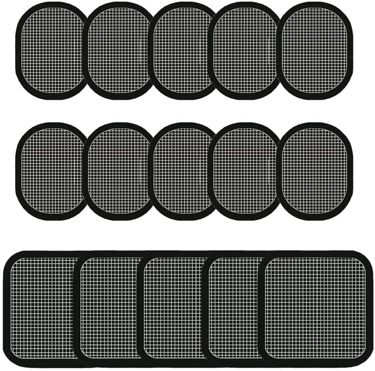 Dailygoods - Dailygoody - Gelpads - Zelfklevende Elektrodepads - Eenvoudig te gebruiken - Fysiotherapie - Vervangbare Gelpatches - Geschikt voor Sporters - Drie