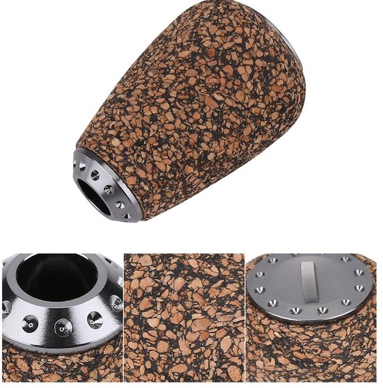 Dailygoods - Dailygoody - Fishing Knob - Houten Knop - Ergonomisch en Duurzaam - Kleur C - Vervangonderdeel - Voor Baitcast en Daiwa - Geschikt voor Spinning — afbeelding 2