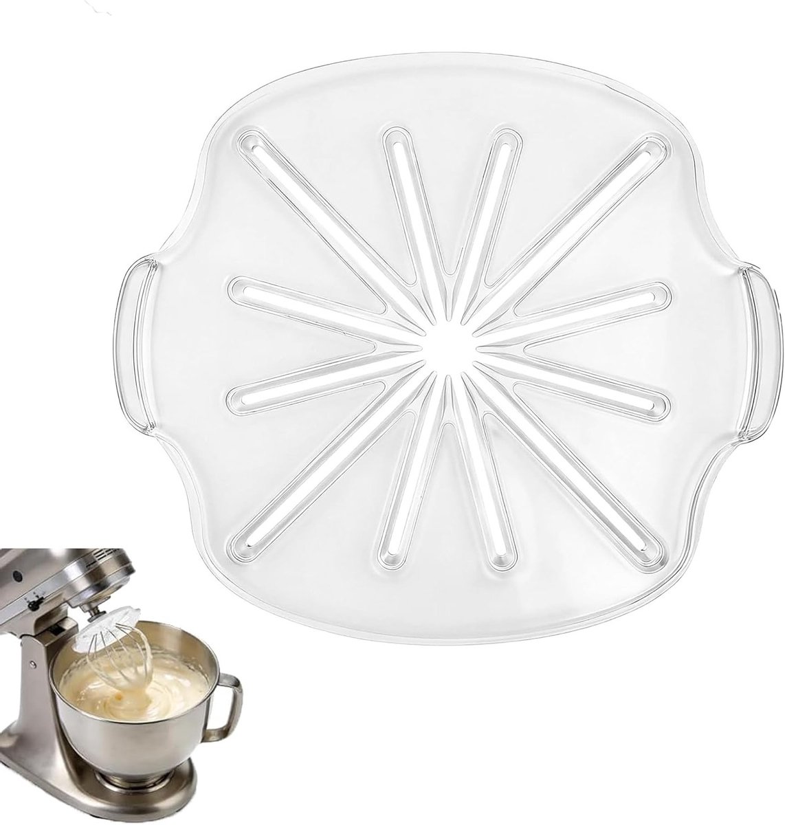 Professionele Mixer Accessoires met Splash Guard ABS Roerkop en Bescherming tegen Spatten voor Keuken en Bakkerij