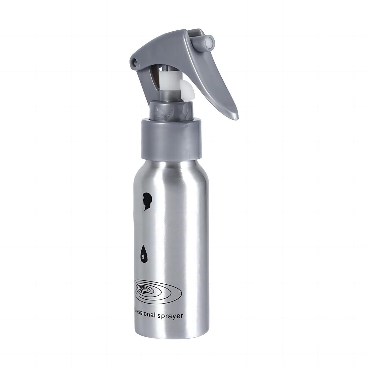 Dailygoods - Dailygoody - Spuitfles - Mist Spray Fles - Lichtgewicht en Morsbestendig - Zilver - Navulbare Spuitfles - Geschikt voor Planten en Kappers