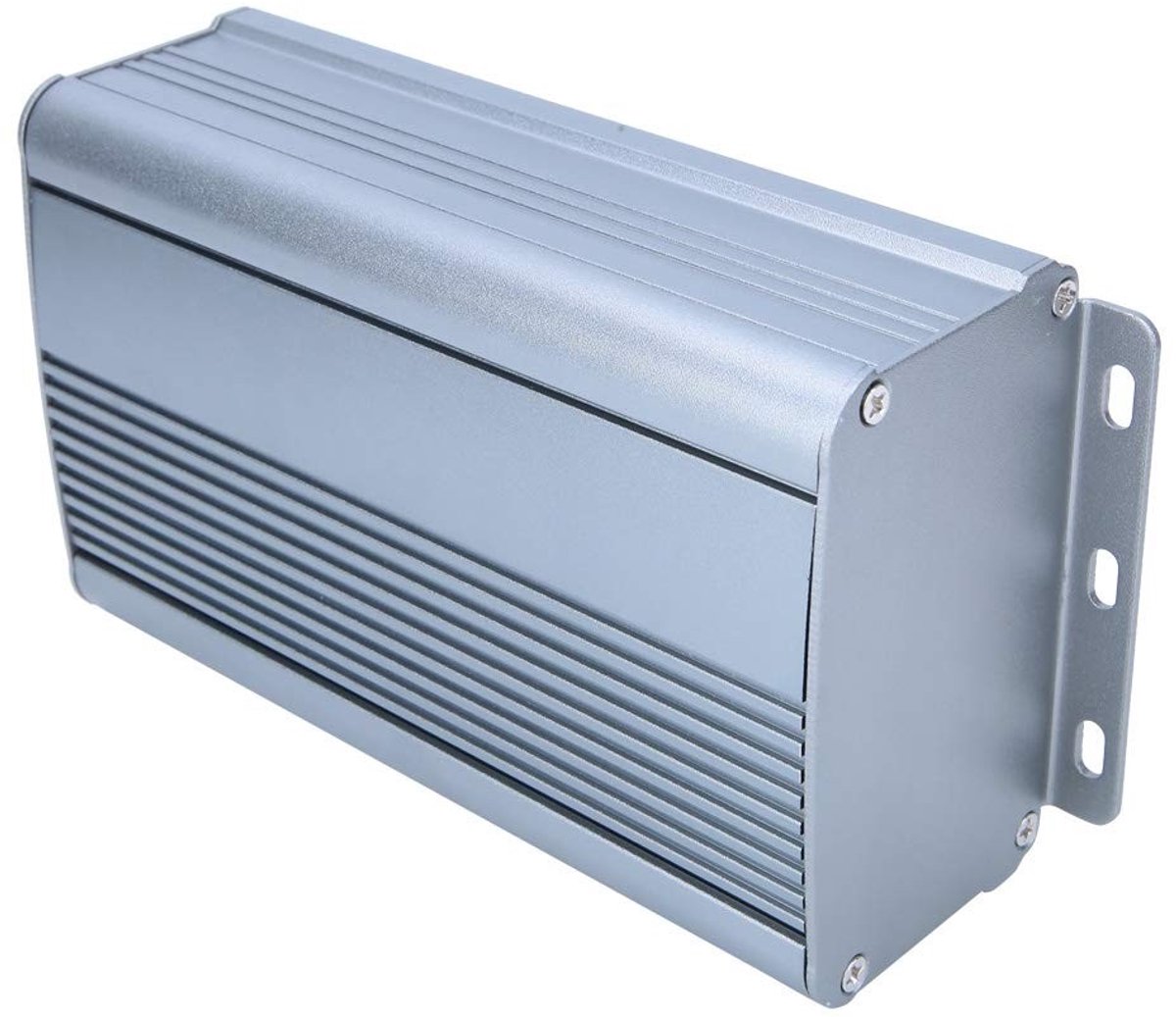 Dailygoods - Dailygoody - Aluminium koelbehuizing - Behuizing voor elektronisch instrument - Frosted Grey - Projectdoos 55 x 95 x 150 mm - Geschikt voor diverse to..