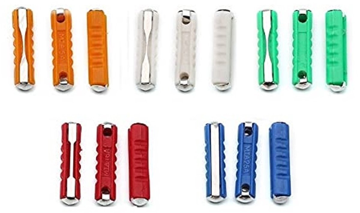 Dailygoods - Dailygoody - Auto Fuse Set - 200-delig - Multicolor - Inclusief opbergdoos - Voor Europese auto's - Hoge kwaliteit - Veiligheid - Geschikt voor vervan...