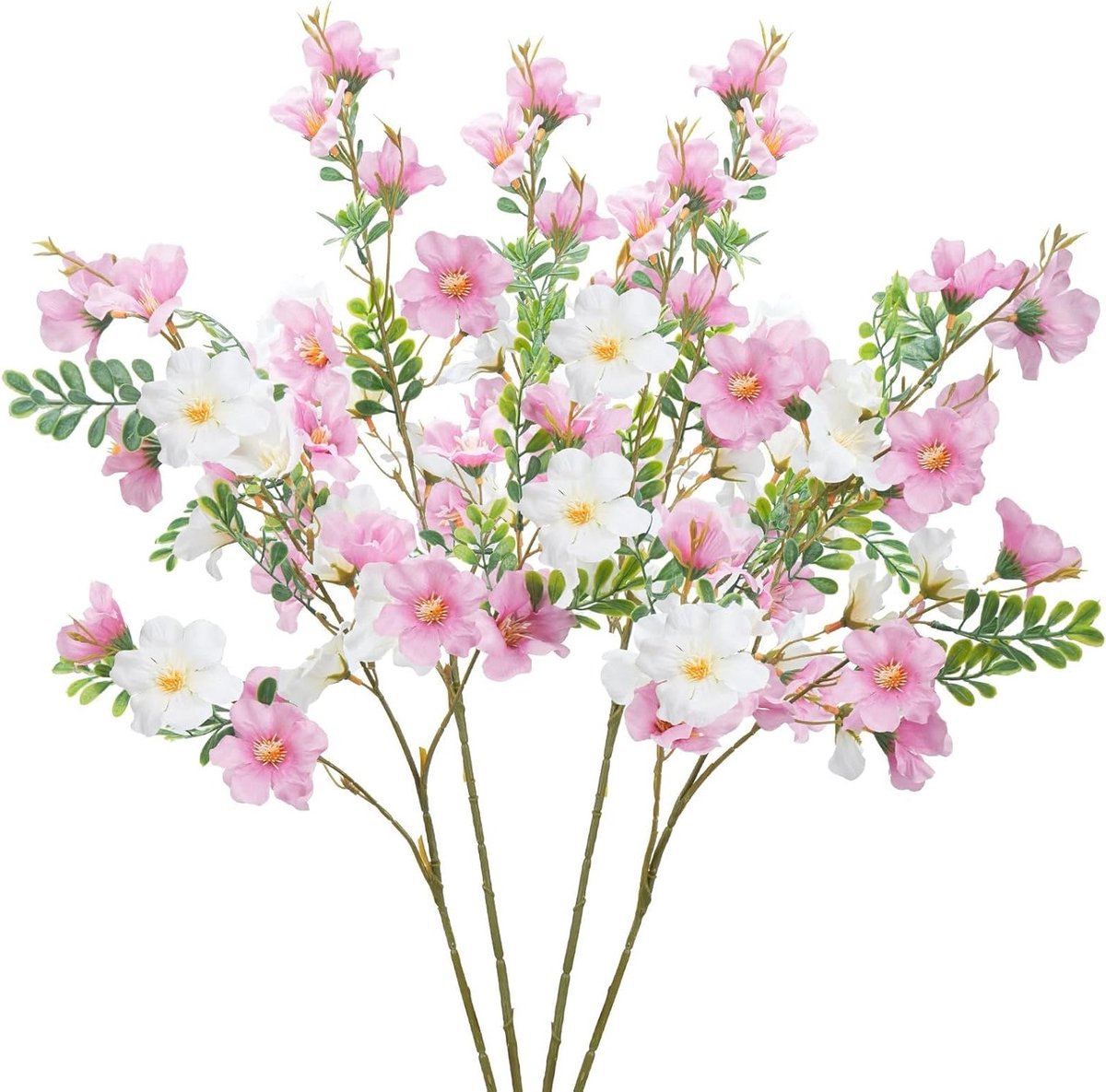Rhododendron planten in enkele roze variëteiten - Set van 4 stuks voor tuin en balkon
