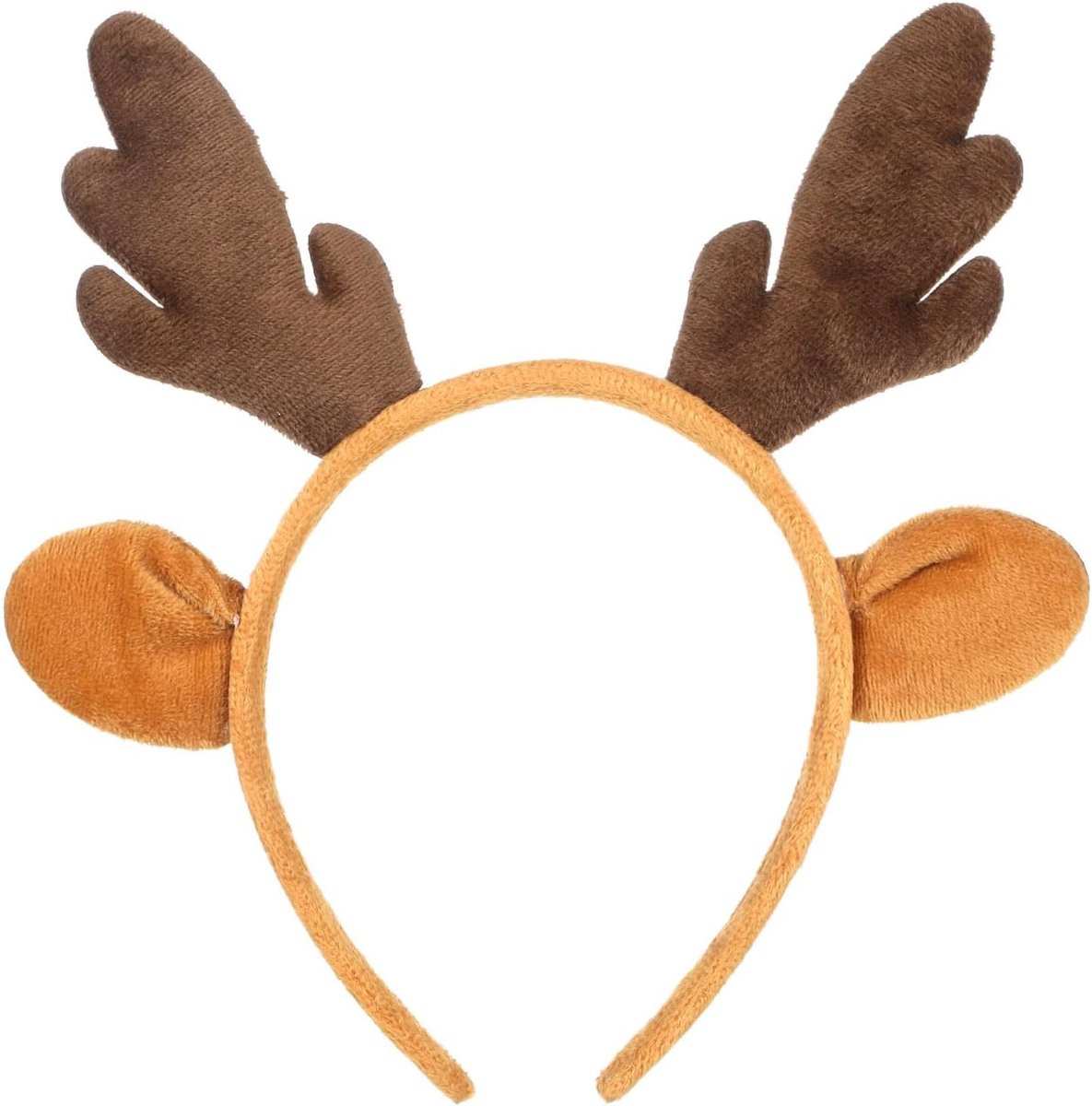Haarband met Hertenantlers en Zachte Dierlijke Oren, Perfect voor Carnaval en Feestkostuums voor Vrouwen