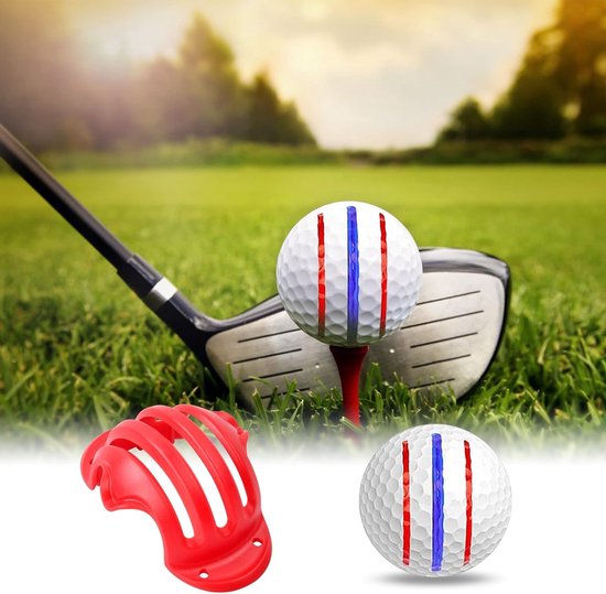 Golfbalmarkeerders Set van 2 voor Golfbal Uitlijning met Markeringstiften — afbeelding 3