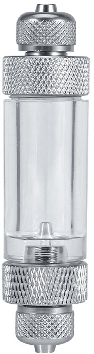Dailygoods - Dailygoody - Aquarium Water Plant CO2 Bubble Counter - Dubbele Hoofd Bellenteller - Handig en gebruiksvriendelijk - Zilver - Voor fish tank - Perfect