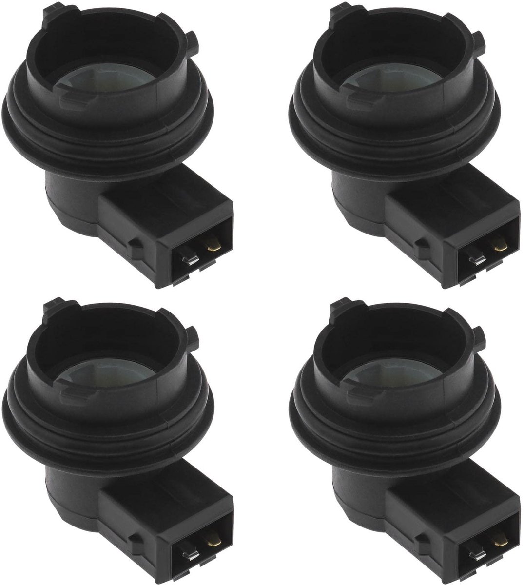 Dailygoods - Dailygoody - Indicator Lamphouder - Vervangingsset - Zwart - Compatibel met VW Golf 3 - 4 stuks - Voor VW Vento en T4