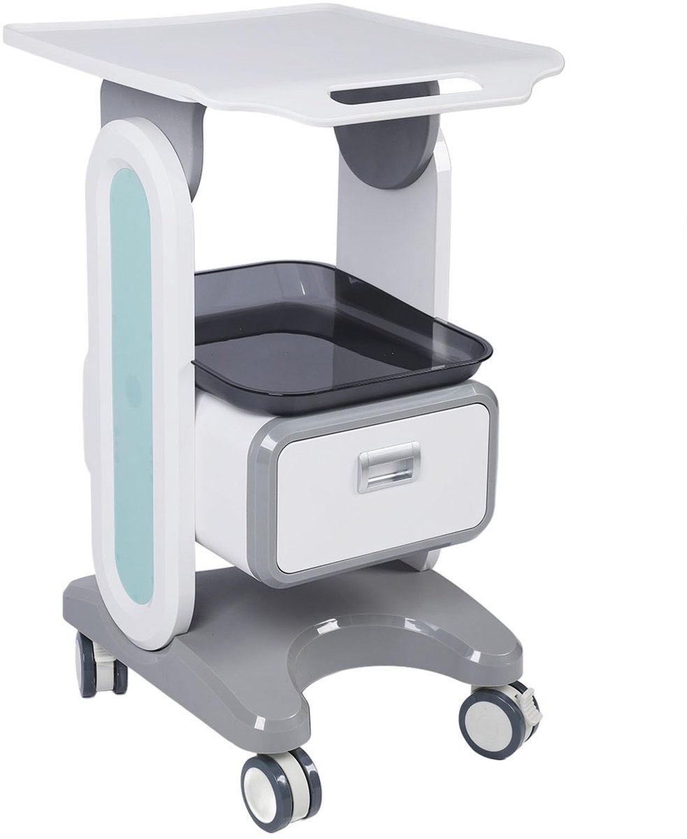 Dailygoods - Dailygoody - Draagbare medische wagen - Schoonheidssalon - Hoge belastbaarheid - 50 kg - Universele rol - Voor laboratorium en kliniek
