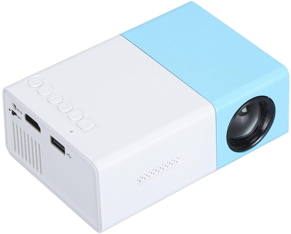 Dailygoods - Dailygoody - Miniprojector - Full HD 1080P - Draagbare Projector - Thuisbioscoopfilmprojector - Geschikt voor Kinderen - Compact en Lichtgewicht