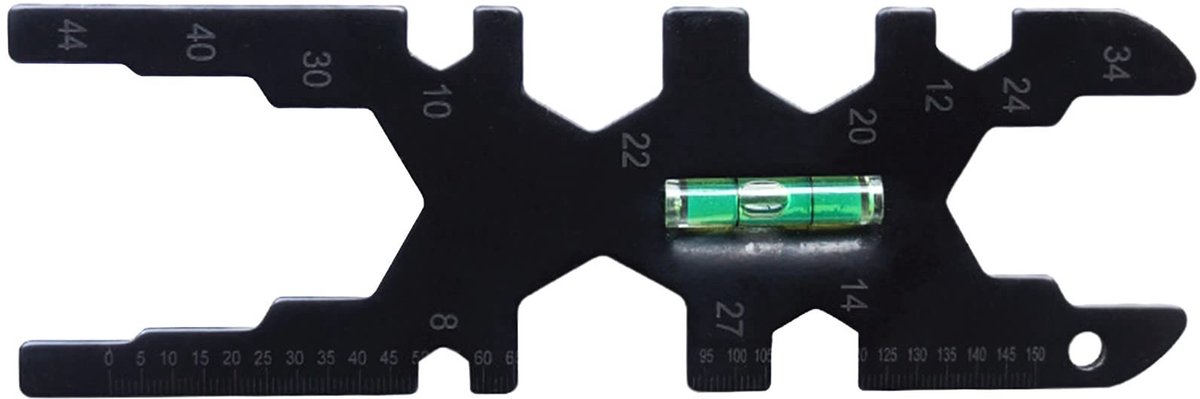 Dailygoody - Multifunctionele Stalen Sleutel - 18 in 1 Wrench - Sanitair - Voor Kraan en Afvoer - Handig Gereedschap - Geschikt voor Klussen - Kleur S.
