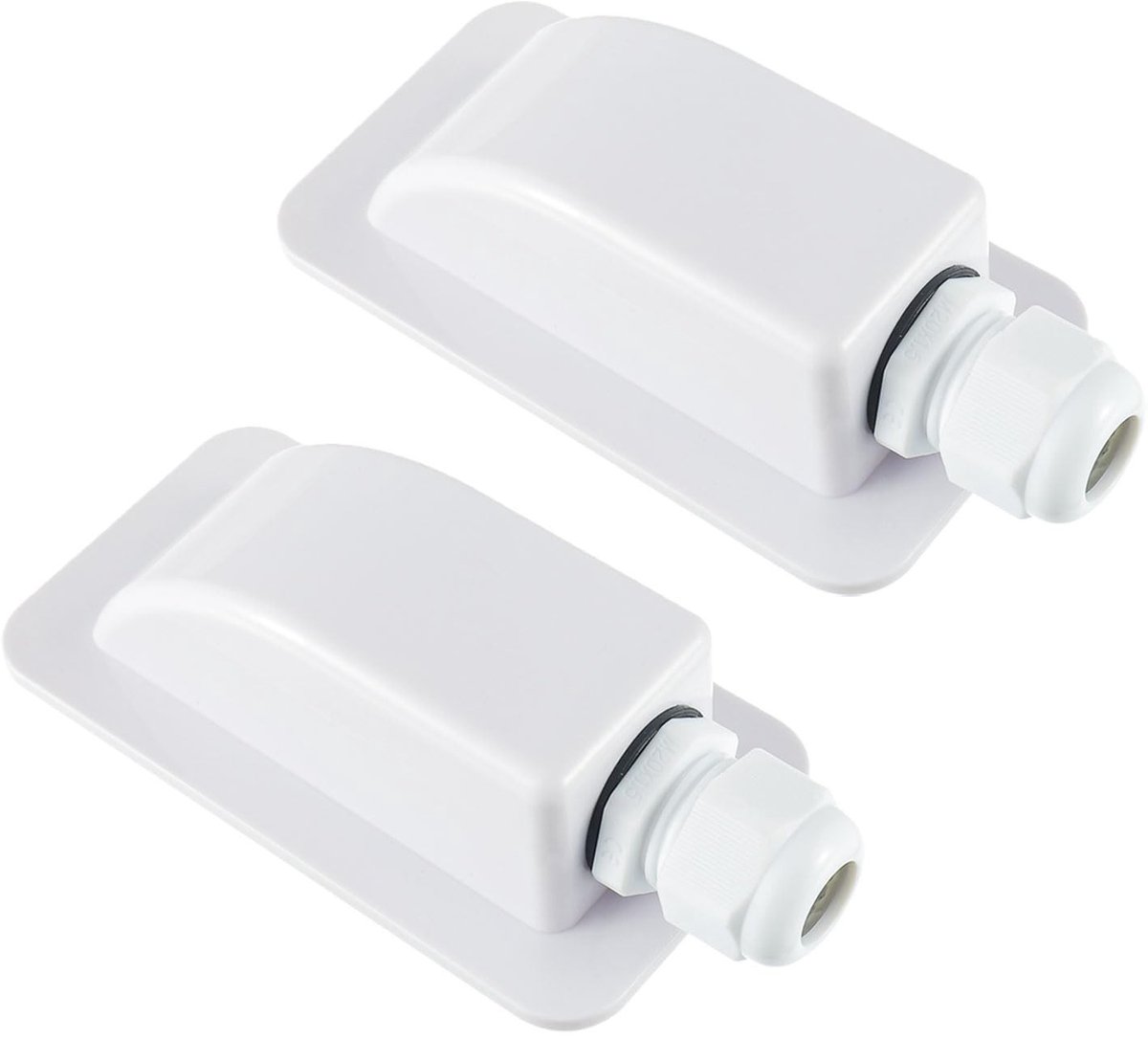 Dailygoody - Waterdichte zonne-verbinding - Kabelaansluiting - Eenvoudige installatie - Wit - Voor zonnepanelen - Geschikt voor camper, caravan e