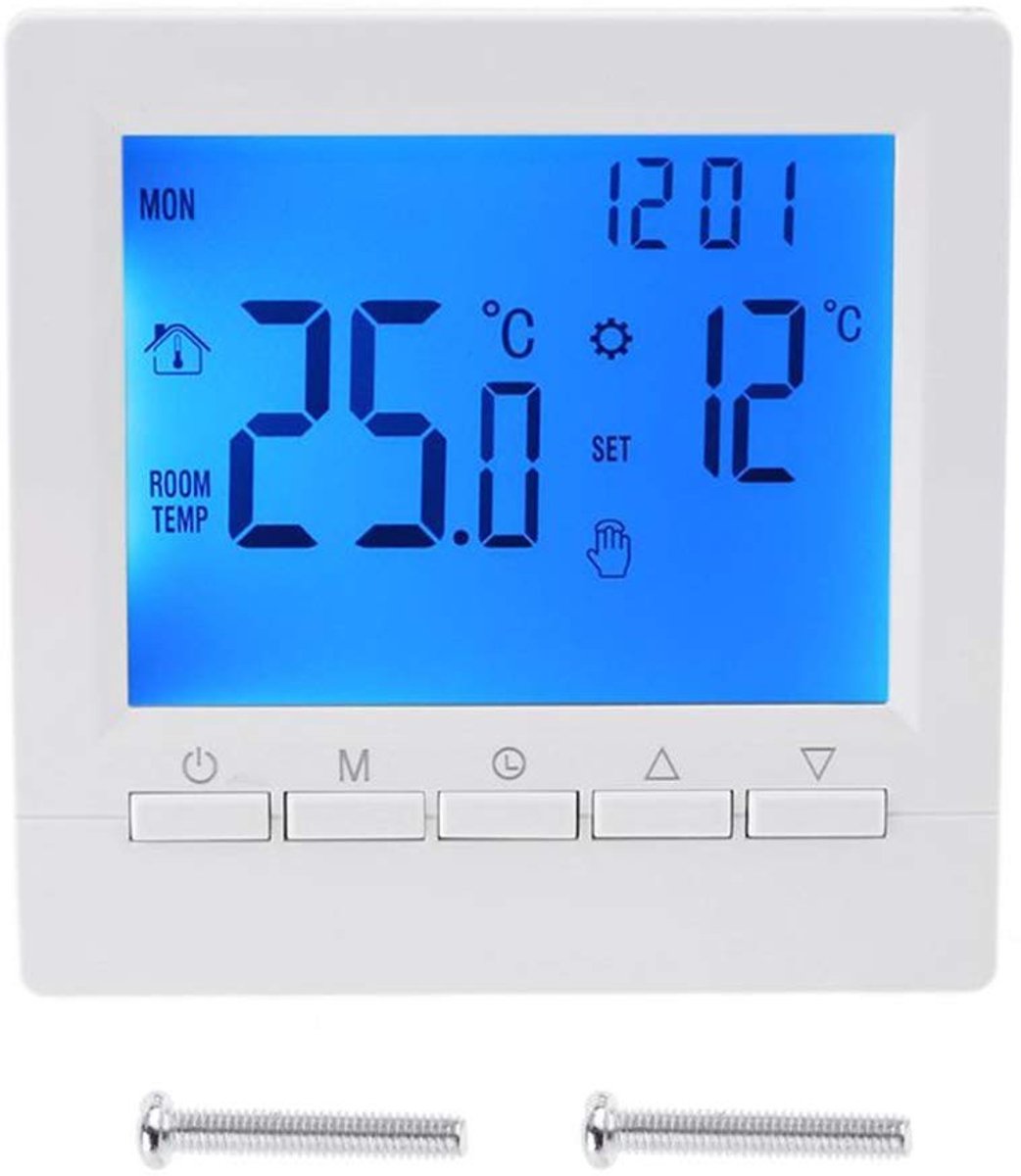 Dailygoods - Draadloze Slimme Thermostaat voor Vloerverwarming met LCD-scherm