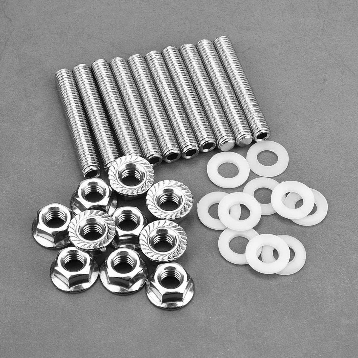 Dailygoods - Set van 10 Uitlaatspruitstuk Schroeven in RVS