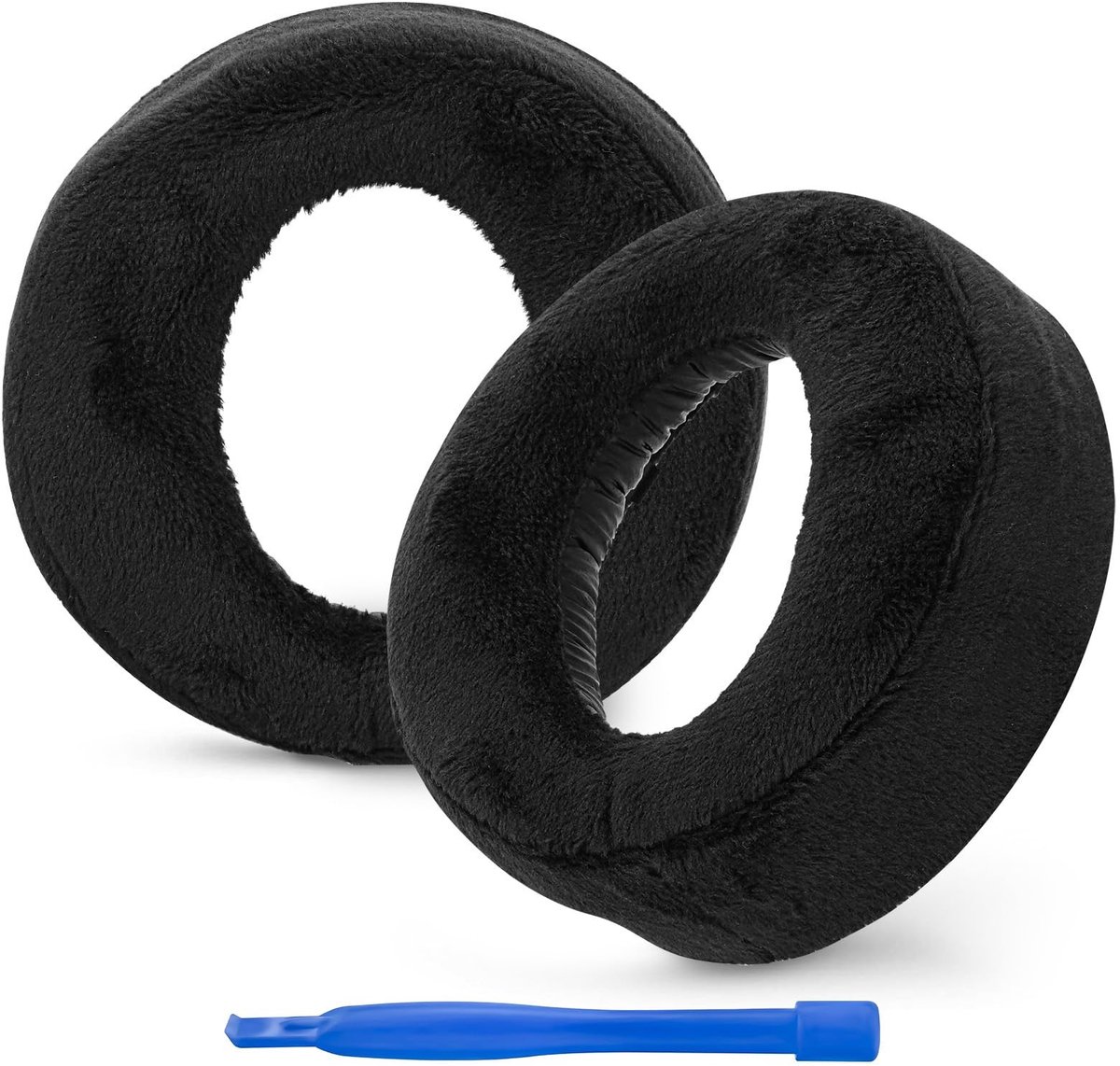 Dailygoods - Vervangende Oorkussens - Compatibel met PS5 3D - Velours - Hoofdtelefoon Oorkussens - Verfris je headset - Geschikt voor Sony PS5