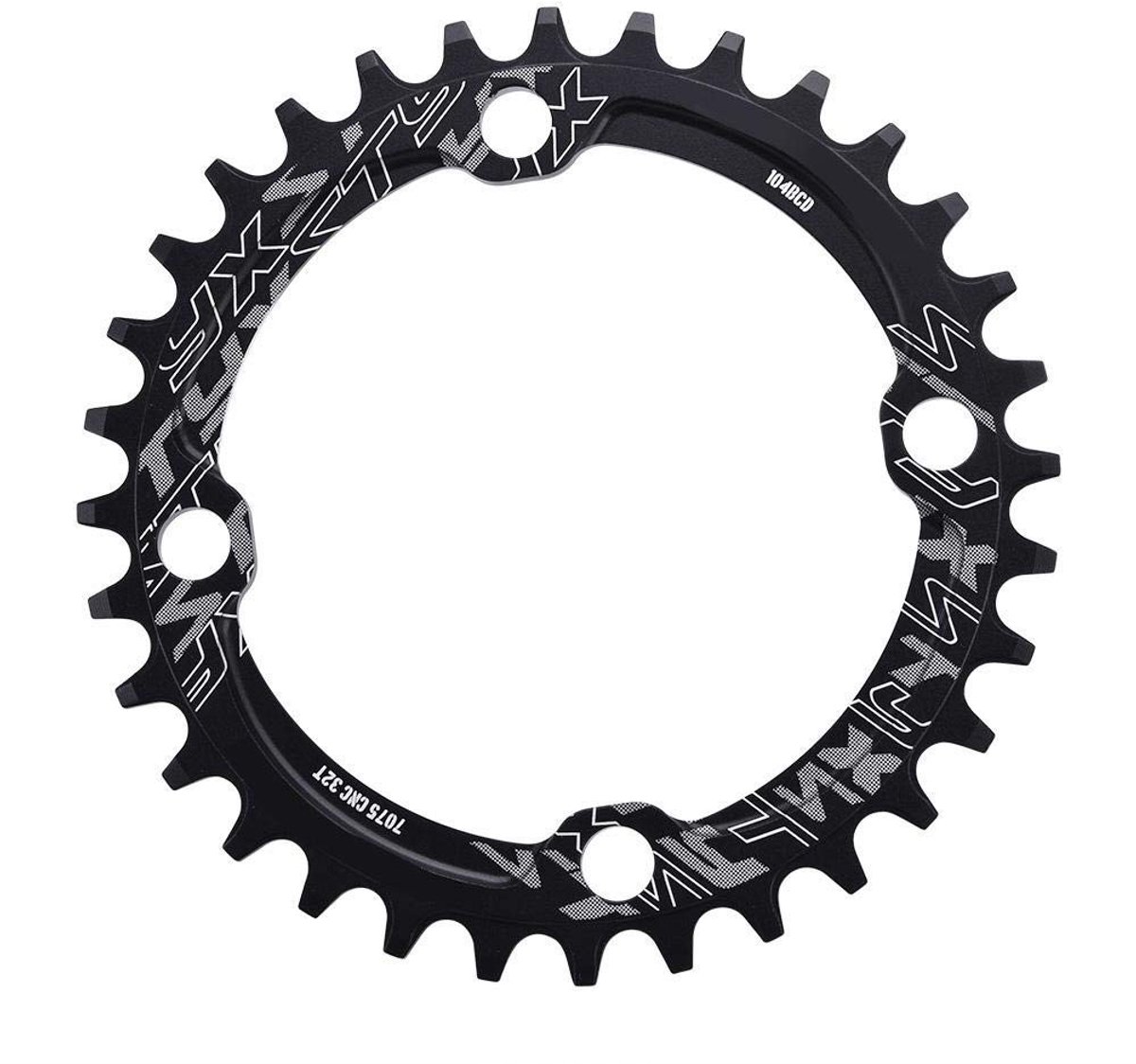 Dailygoody - Unieke Speed Chain Tray Crank Ring - Fiets Cranksets Onderdelen - Rood - Mountainbike Reparatie - Lichtgewicht en Duurzaam - Geschikt voo