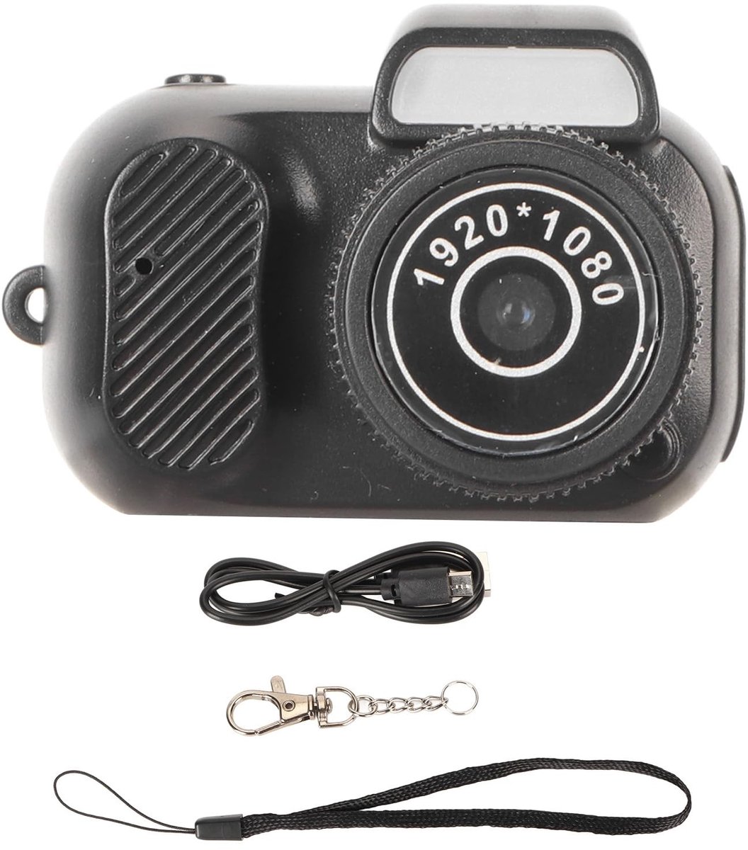 Dailygoody - Mini-digitale-camera - 1080P video-opname - Draagbaar formaat - Outdoorcamera - Perfect voor avonturiers - Compact en lichtgewicht