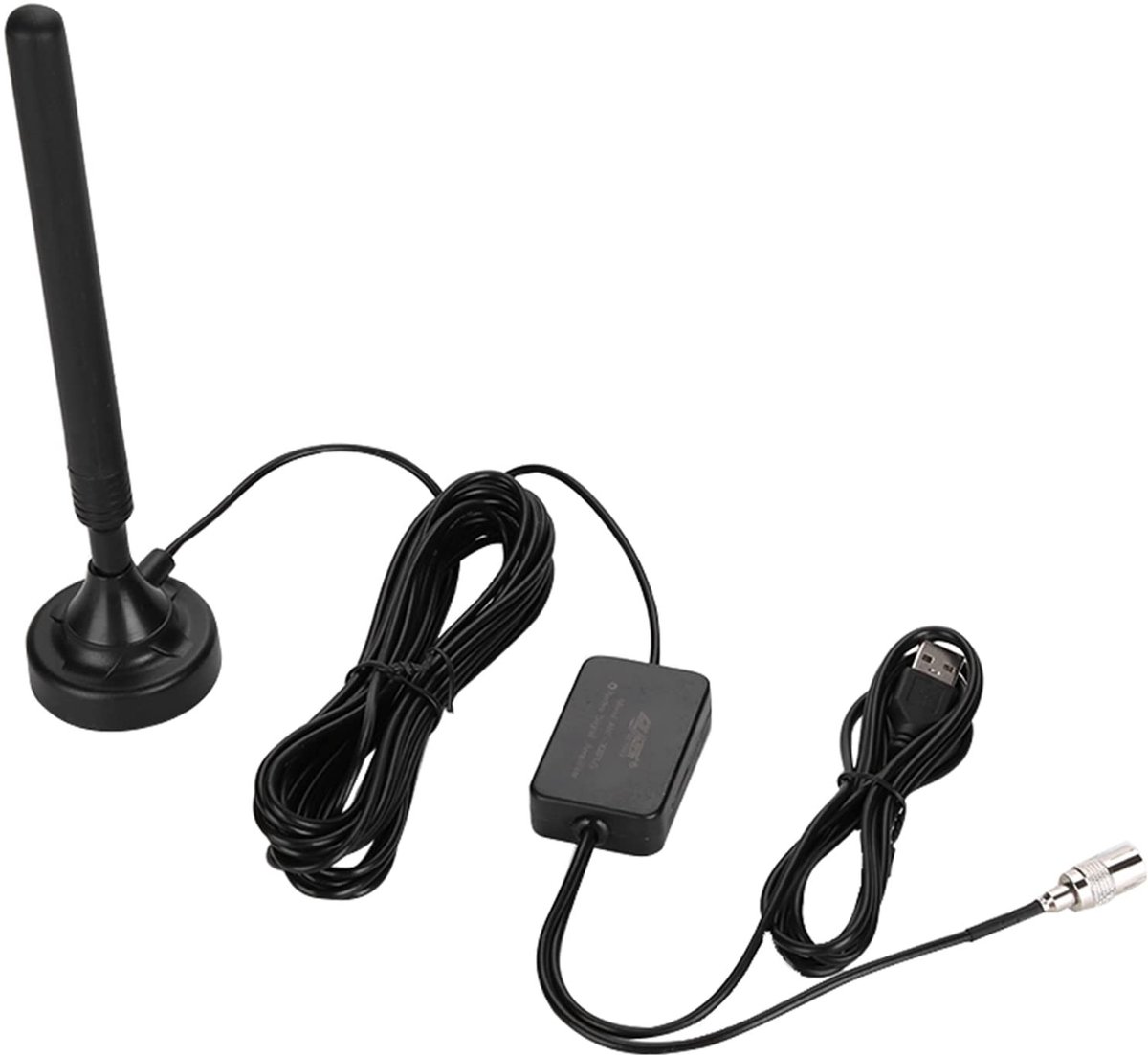 Dailygoody - FM-radioantenne - Hoge Versterking - Signaalversterking van 25 dB - Draagbaar - Geschikt voor Lage Verdiepingen met Obstakels - Plug