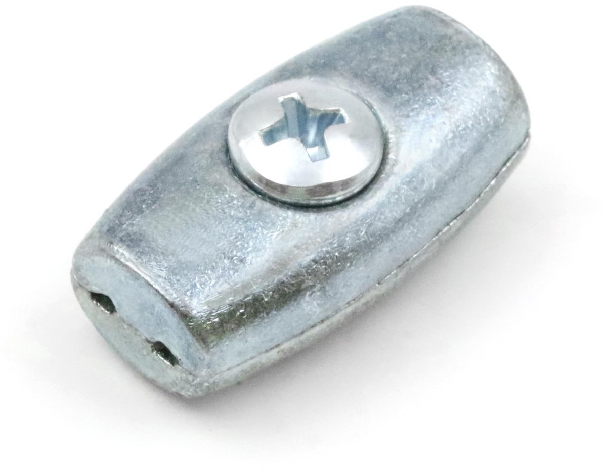 Dailygoody - Eivormige Klemmen - 2 mm Kabelklemmen - Hoge Sterkte - Tempergietijzer - Weerbestendig - Perfect voor Kabelbevestiging - Inhoud 4 stuks