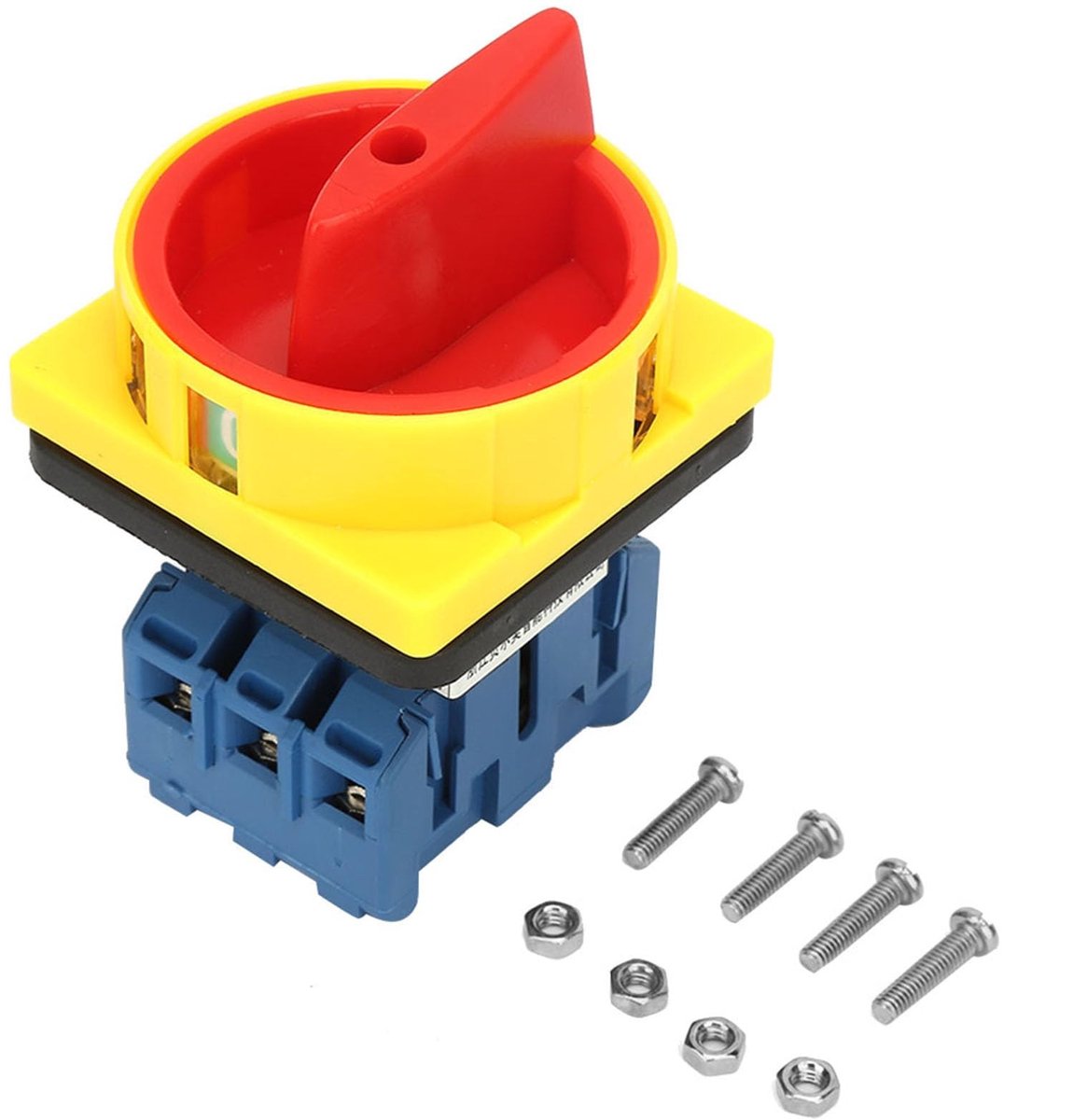 Dailygoods - Dailygoody - Laadschakeling - Driefase 25A/32A - Met roterende nok voor optimale werking - Ventilatorschakelaar - Voor elektrische installaties -