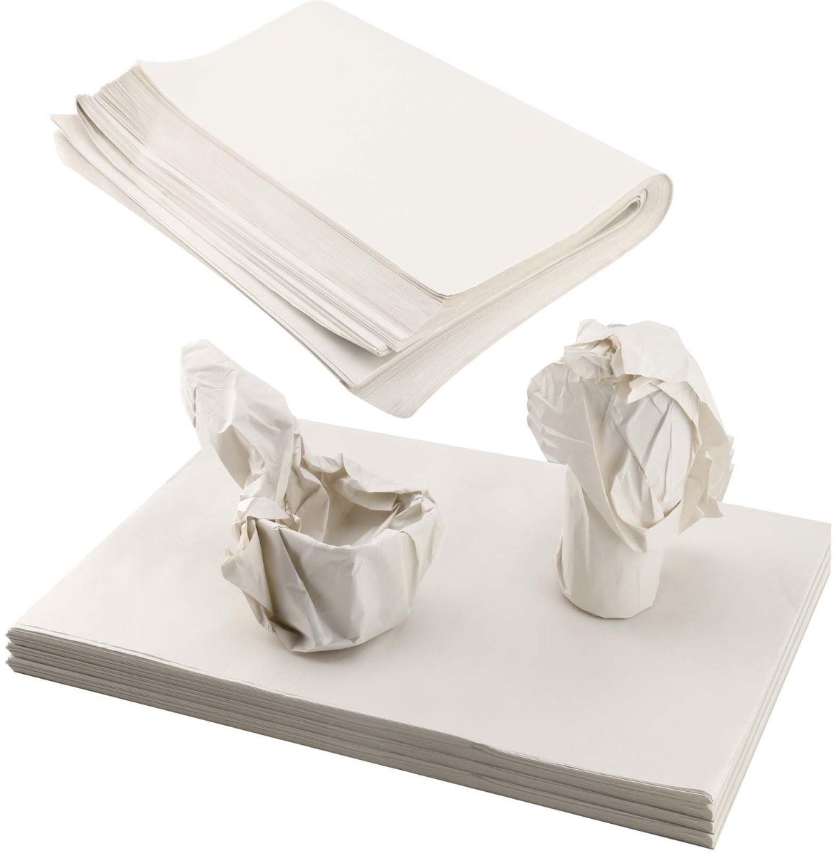 Dailygoods - Dailygoody - Krantenresten Papier - 400 Vellen A3 - Verwijderingsverpakking - Wit - Knutselen en Inpakken - Verhuispapier - Cadeaupapier