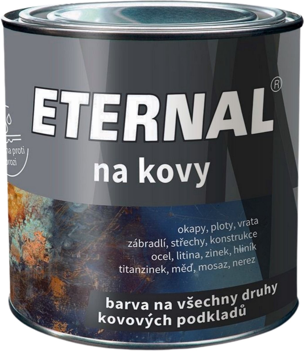 Eternal op metalen 5 kg, Zwart 413