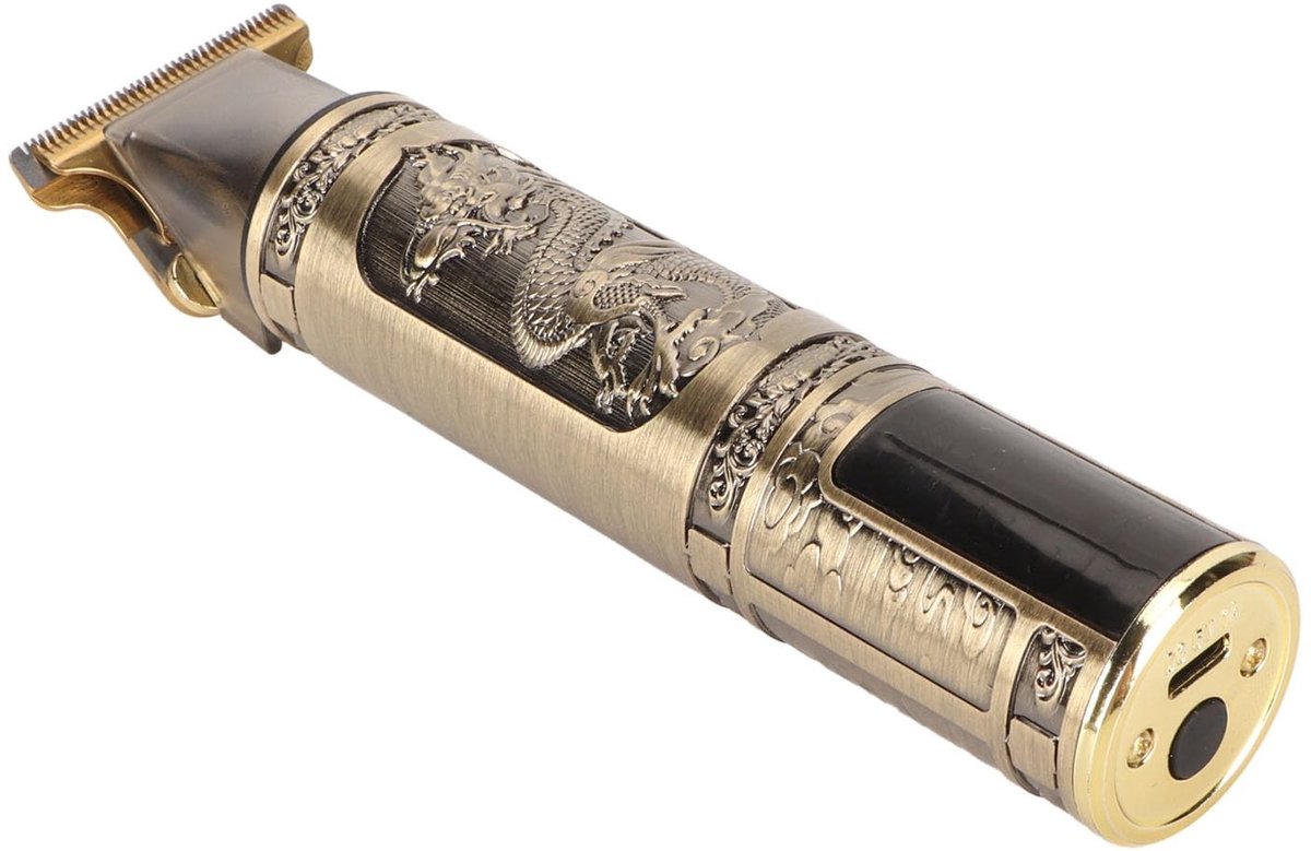 Dailygoods - Dailygoody - Dragon Pattern Tondeuse - Elektrische Tondeuse - Stille Motor - Compact Ontwerp - Snel Opladen Via USB - Perfect Voor Thuisgebruik - 19 x