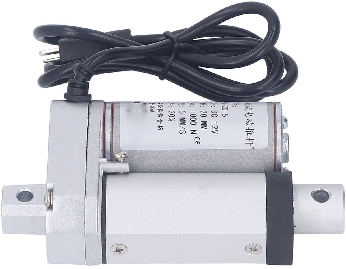 Dailygoods - Dailygoody - Lineaire Actuator 20MM Stroke - DC Motor Elektrische Push Rod voor Automatisering