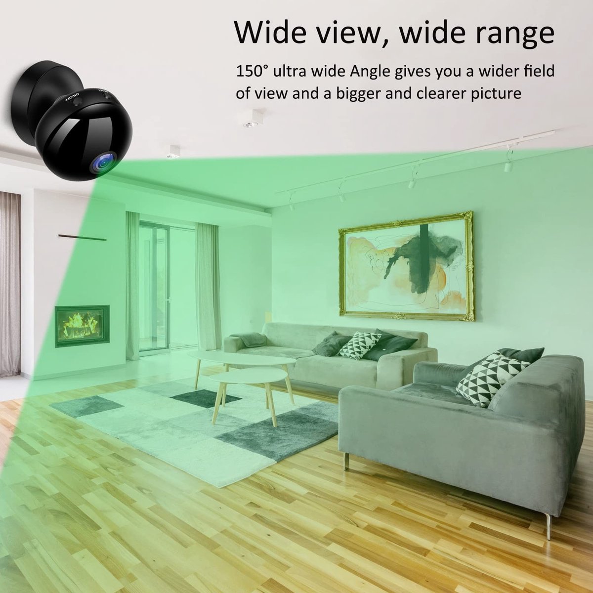 Dailygoods - Dailygoody - Draadloze Wifi Camera - Oplaadbare Batterij - Beveiliging voor Buiten - Nachtzicht - HD Beveiligingscamera - Ideaal voor Thuis - Geschikt