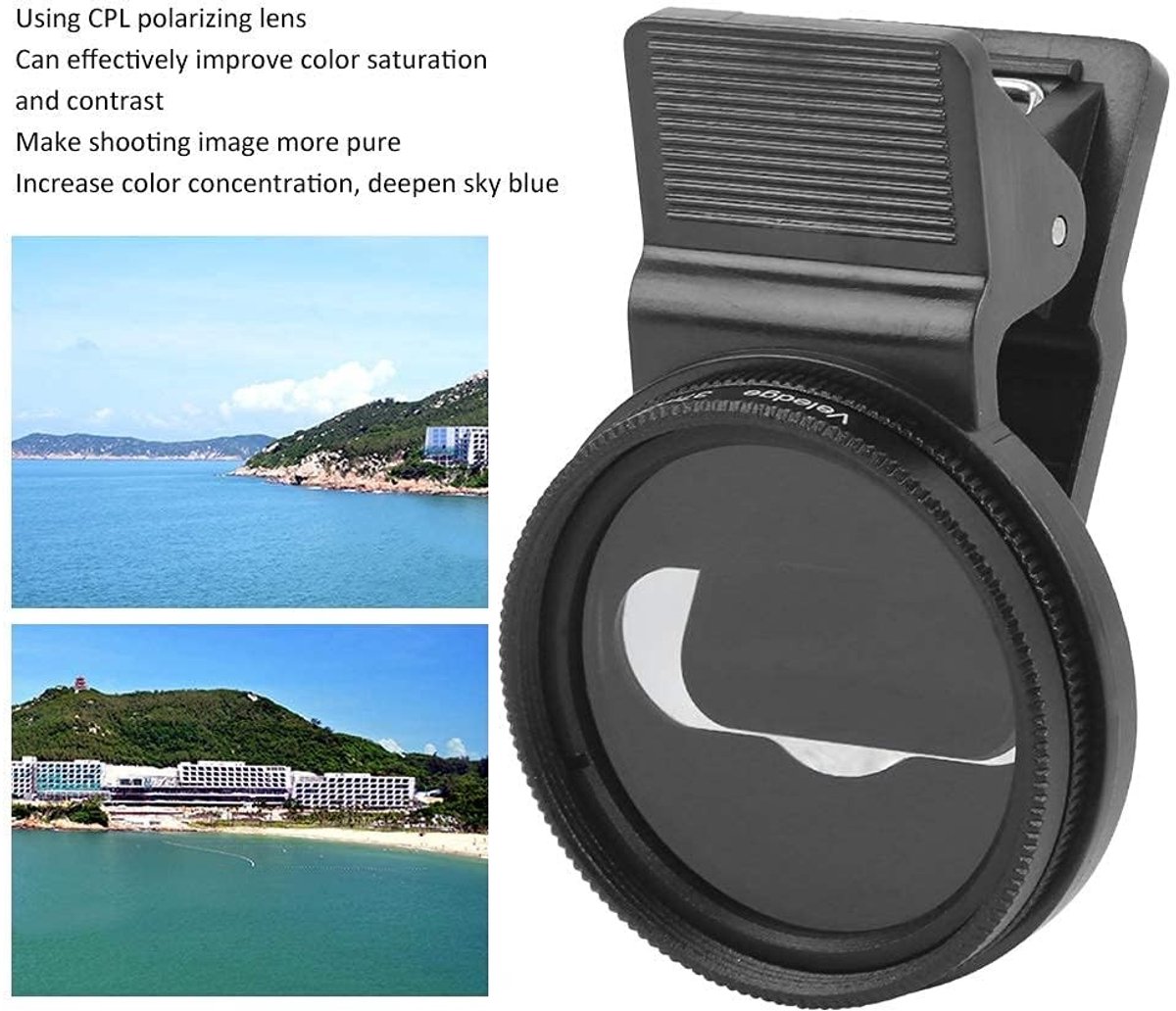 Dailygoods - Dailygoody - Lens Filter - Polarisator - Verbeter je foto’s - 37 mm - Mobiele Telefoon Lens - Geschikt voor diverse merken - Filter voor helderheid