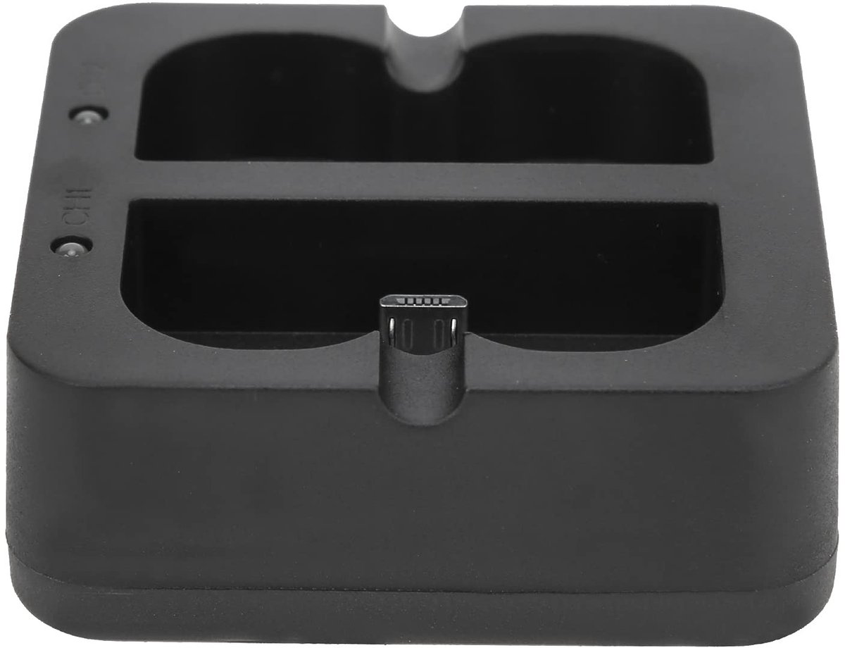 Dailygoods - Dailygoody - Ring-batterijlader - Oplaadstation voor video-deurbel - Duurzaam en efficiënt - Compact formaat - Dubbele oplaadpoort - Geschikt voor Rin