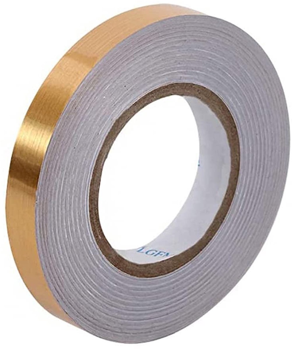 Dailygoods - Dailygoody - Decoratietape - Goud - Makkelijk aan te brengen - 0.8 inch x 55 yards - Voor wanddecoratie - Geschikt voor badkamer en woonkamer