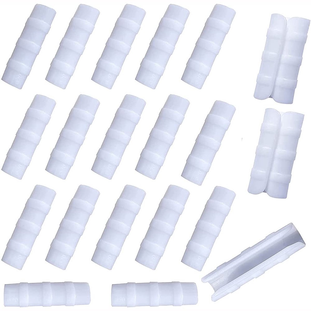 Dailygoods - Dailygoody - Tuin Tube Clip - Kassenklemmen - Hoge kwaliteit - Wit - Film Clip Klem Kit - Geschikt voor kassen - 20 Stuks