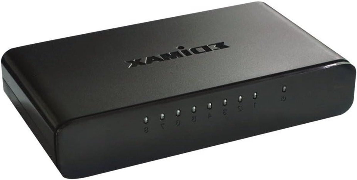 Ethernet Switch - Netwerk Hub - Netwerk Uitbreiding - Energie Besparend - 8 Poorten - Wit