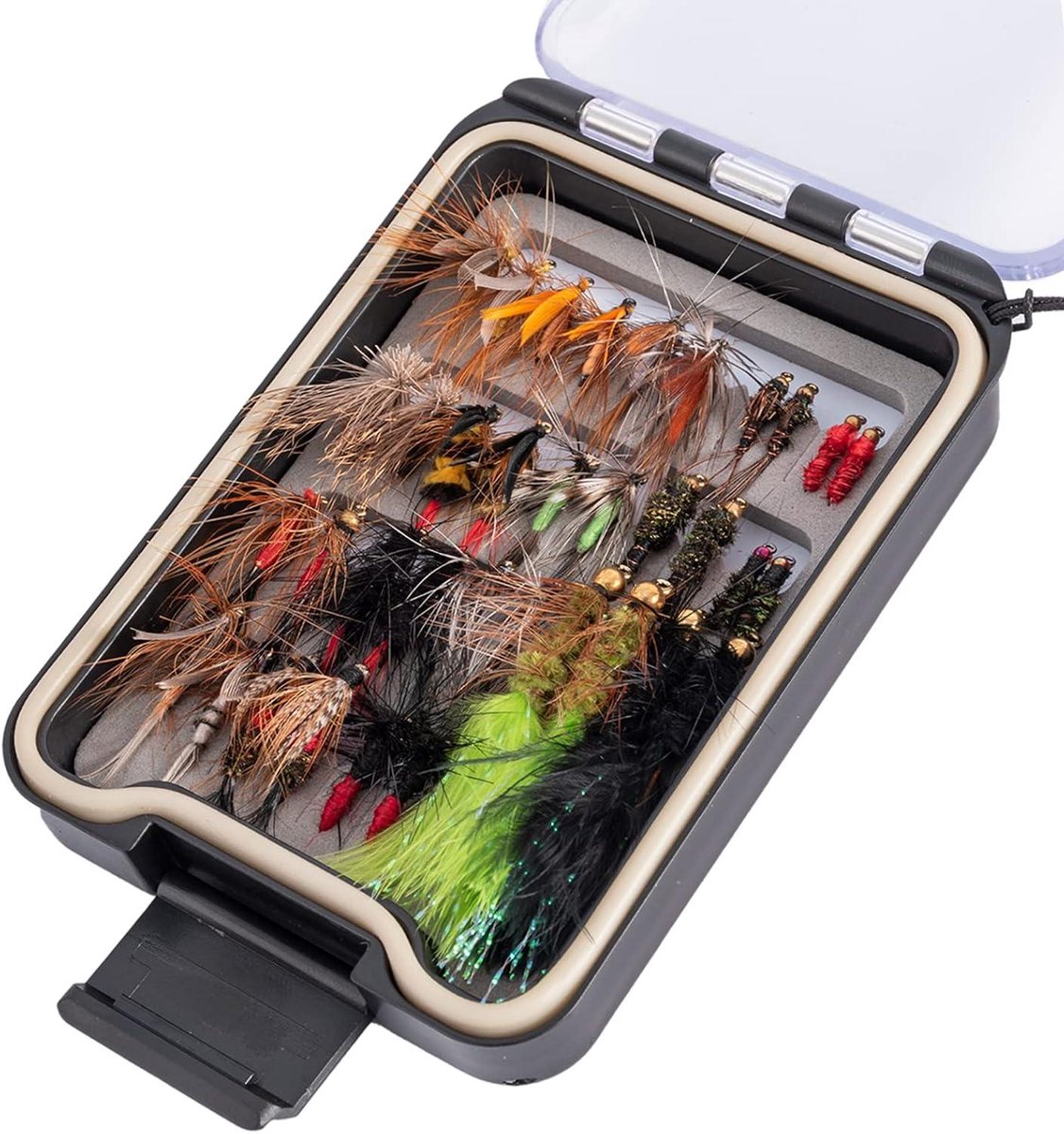 Vliegvissen Vliegen Kit - Forel Vis Assortiment - Vissen Op Forel - Handgebonden Variëteit - 36 Stuks - Multicolor
