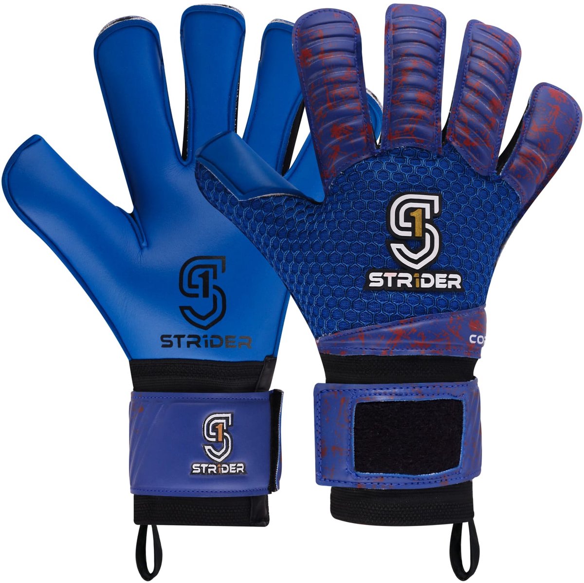 Str1der Core keepershandschoen | Blauw | Maat 10