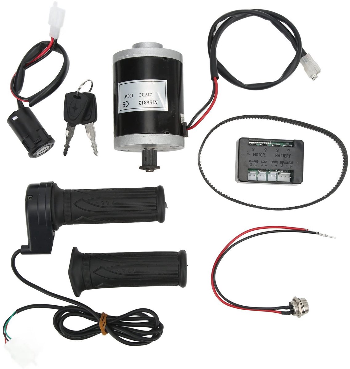 VT Goods - Elektrische Motor Controller - 24V 100W - Hoge conversie-efficiëntie - Compact formaat - Voor elektrische scooters - Ideaal voor fietsen ..
