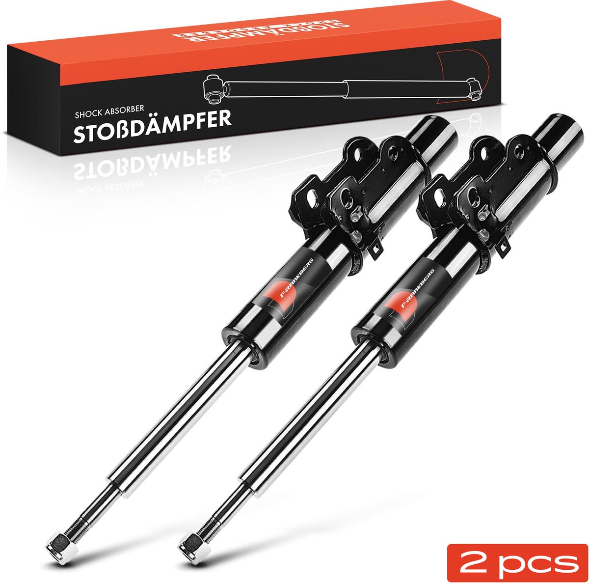 Frankberg 2x Demper Vooras voor Benz B906 B907 VW