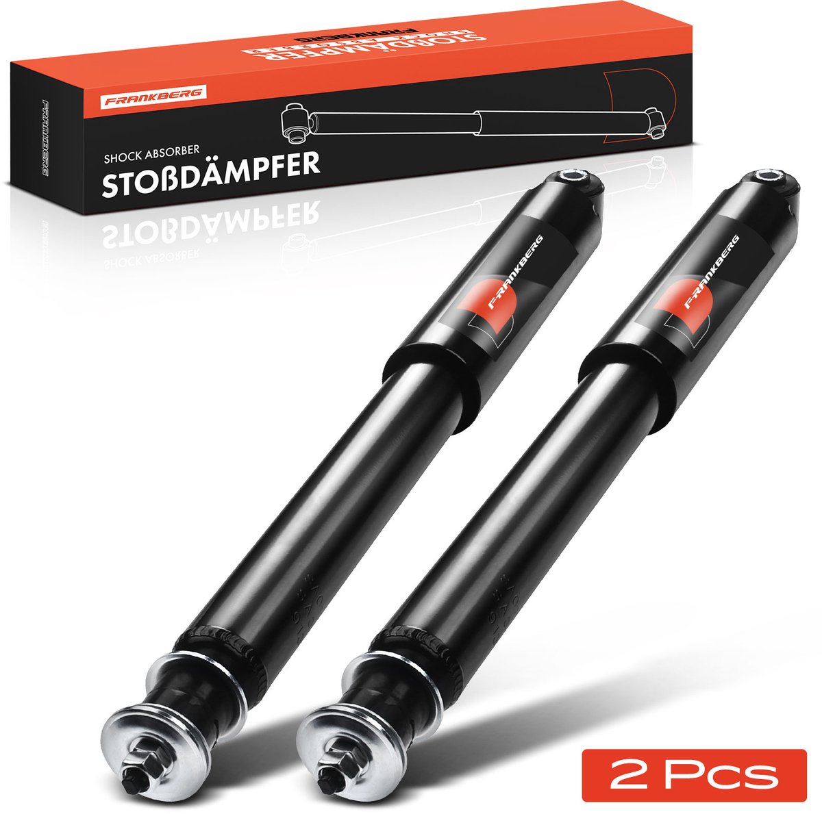 Frankberg 2x Demper Achteras voor Opel