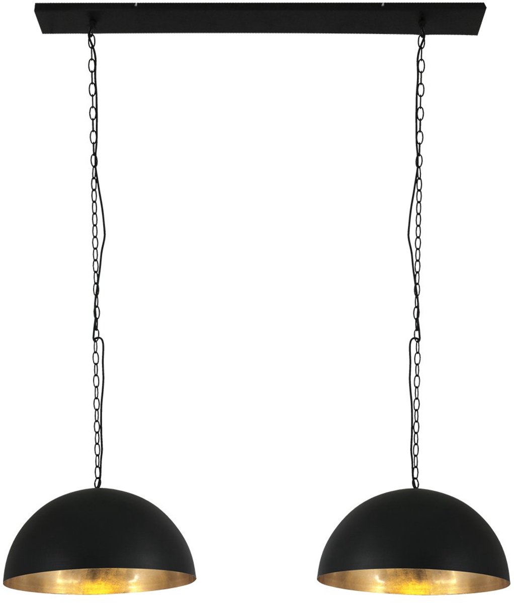 Steinhauer Hanglamp semicerikel 2556 zwart goud