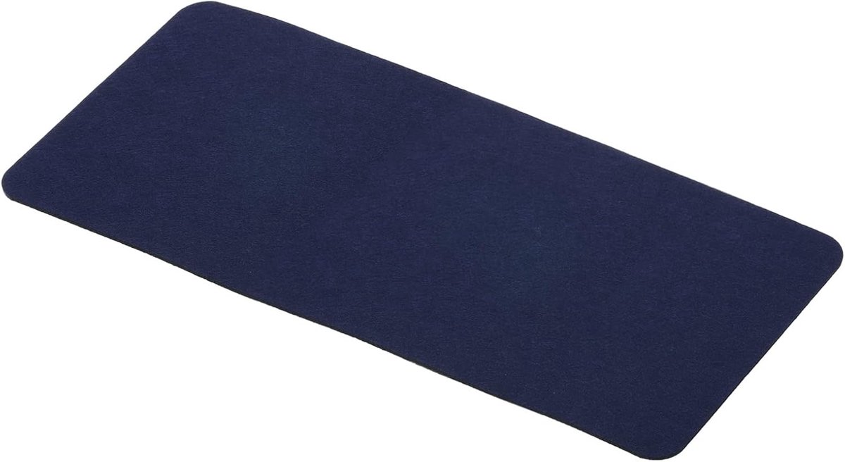 28"x13" Desk Mat Protector - Dual Side Mouse Pad - Schrijfmat voor Kantoor en Thuis - Blauw - Bescherming - Ondergrond