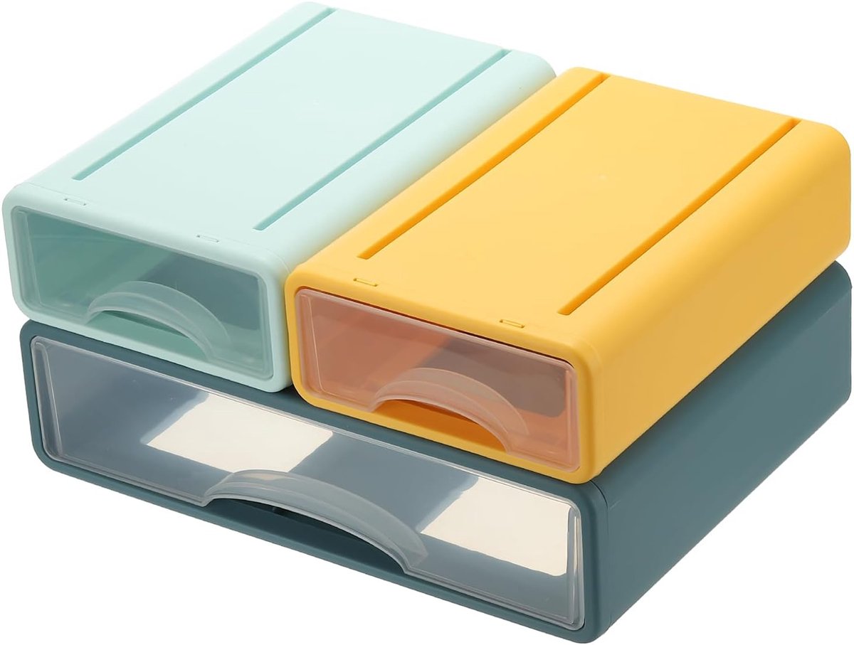 Cosmetics Makeup Organizer Box - voor Cosmetics - Badkamer - Paars - 16 Stukken
