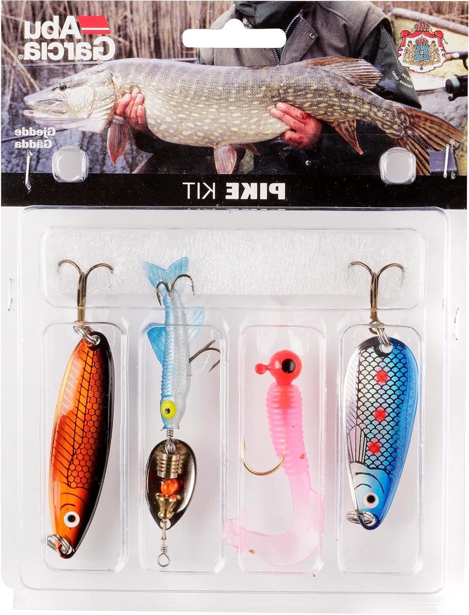 Snoek lokken set - Kunstaas set - Vissen op snoek - Verschillende types - 4 stuks - Gesorteerd