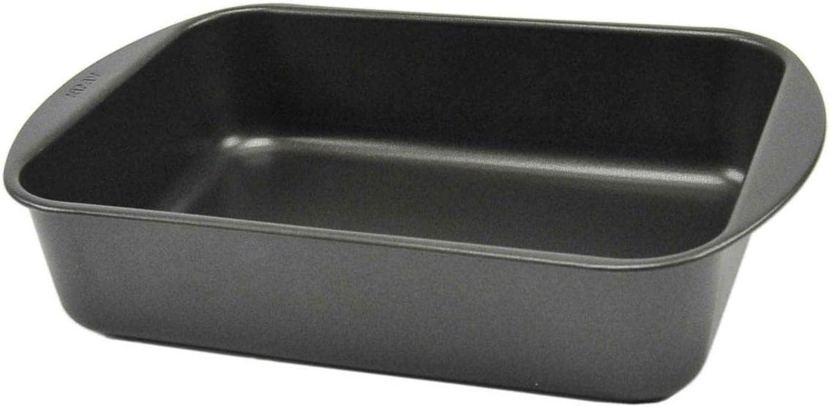 Bakplaat - Ovenplaat - Lekker Bakken - Antiaanbaklaag - 29 x 19 cm - Antraciet