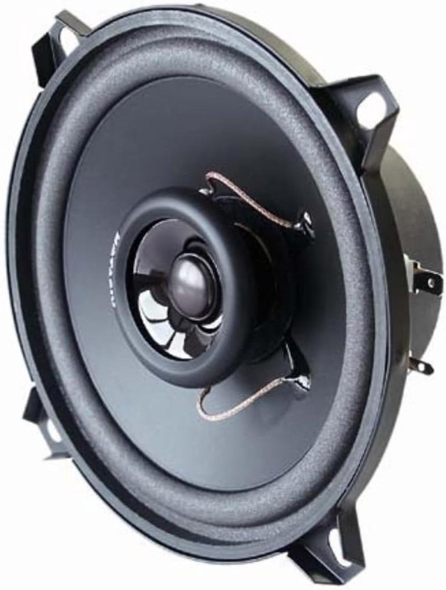 Coaxiale Luidsprekers - Autoluidsprekers - Muziek in Auto - Euro-normmand - 13 cm - Zwart