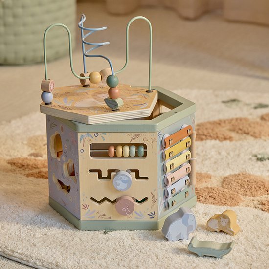 Little Dutch Activiteiten kubus FSC - Safari Friends van Little Dutch — afbeelding 5