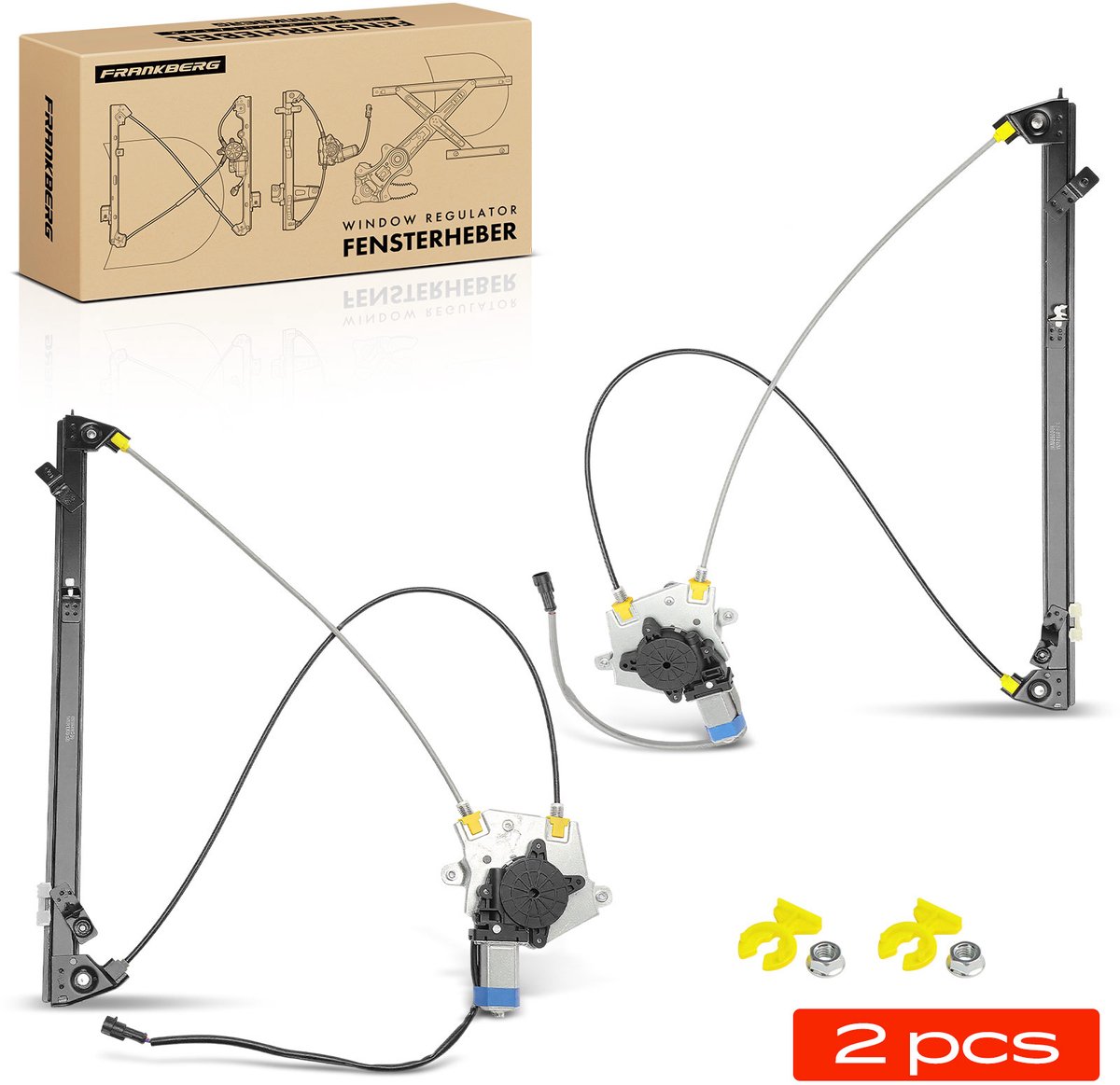 Frankberg 2x Raambediening Elektrisch Voor voor Citroën BX VW