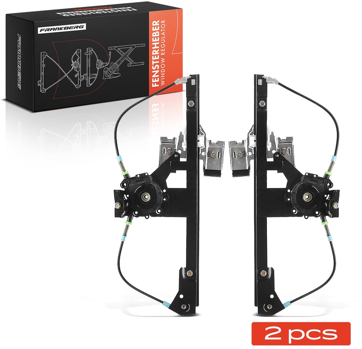 Frankberg 2x Raambediening Achter voor VW Golf 3 1H1 1H5 Vento 1H2