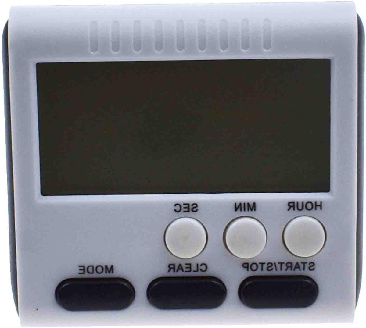 Keuken Timer - Digitale Wekker - Koken en Bakken - 24 Uur Timer - Groot LCD Scherm - Zwart